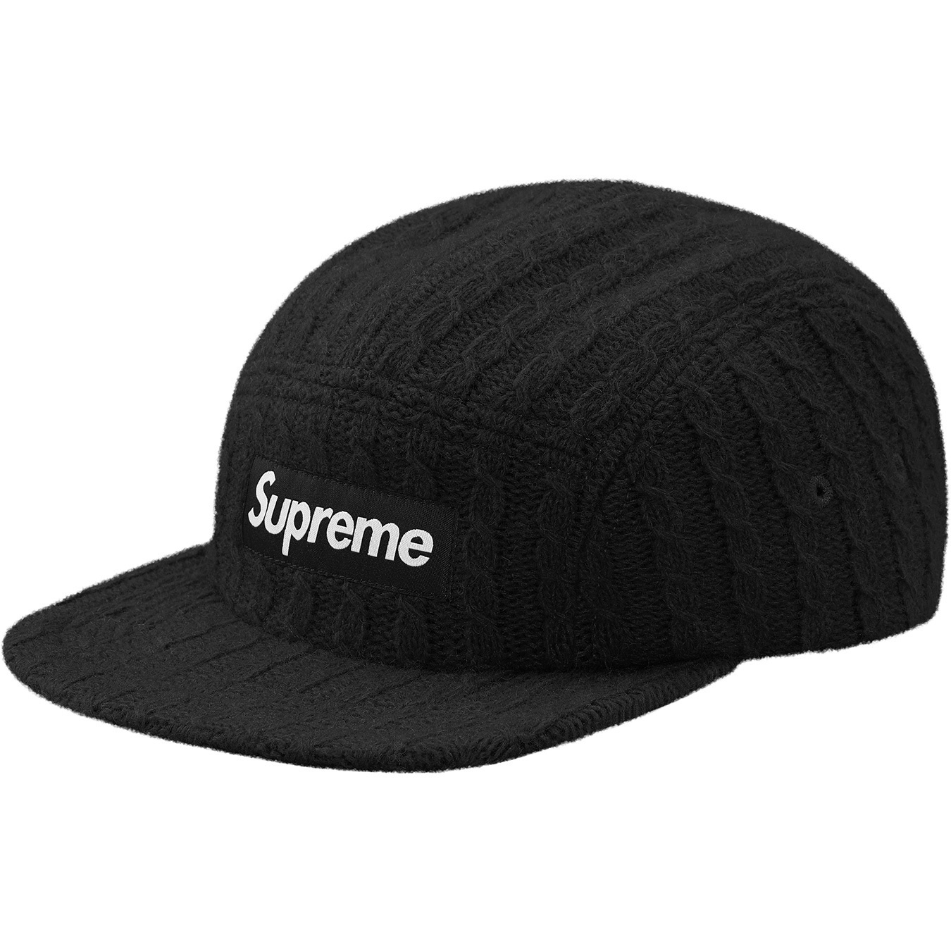 Fitted Cable Knit Camp Cap view 5